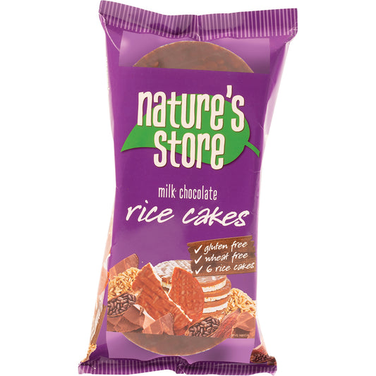 Nature's Store 6 Milk Chocolate Rice Cakes