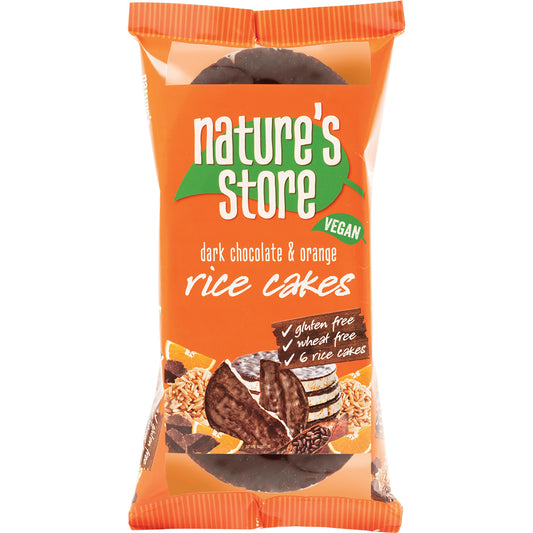 Nature's Store 6 Dark Chocolate and Orange Rice Cakes