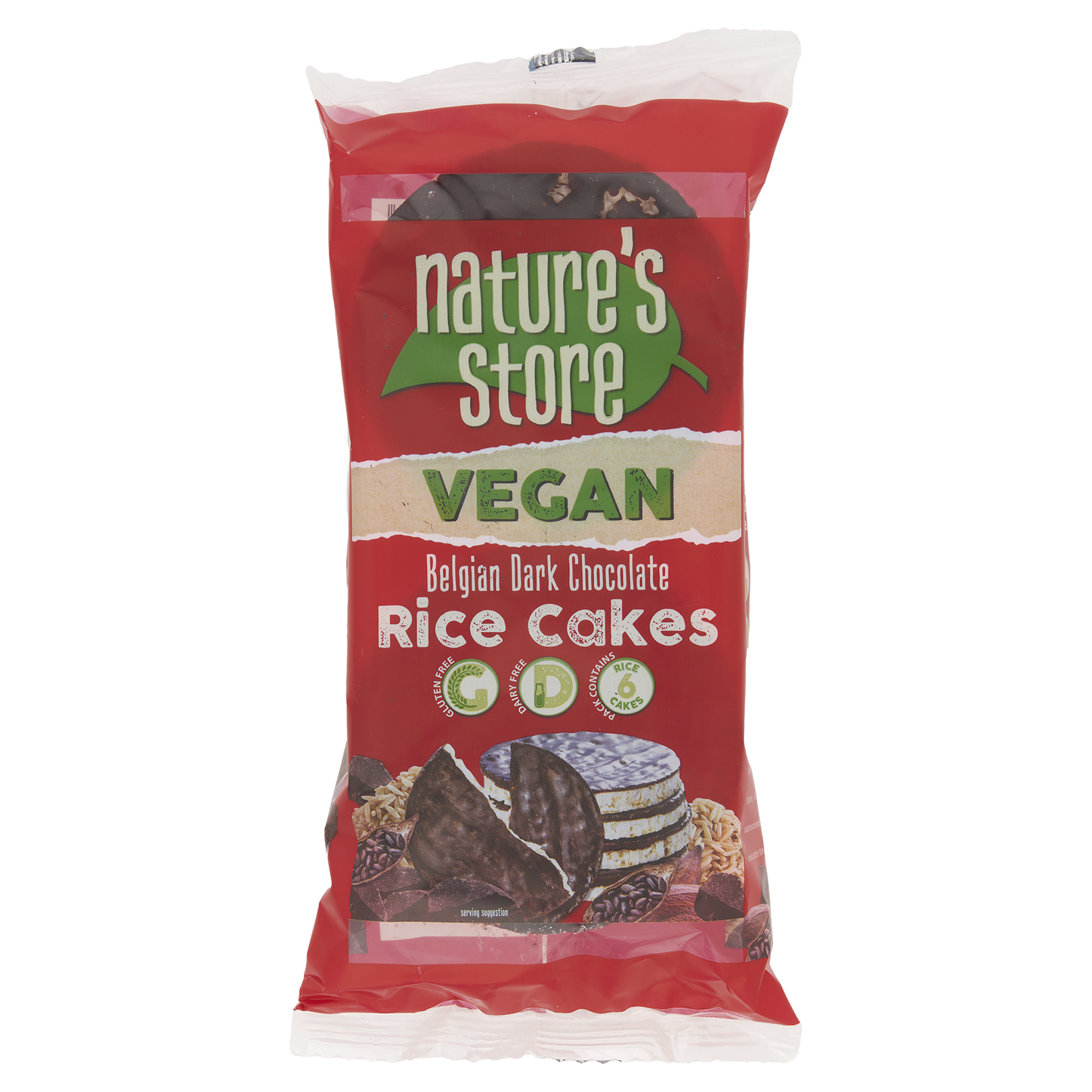 Nature's Store 6 Dark Chocolate Rice Cakes